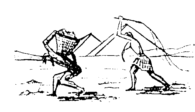 A slave being whipped