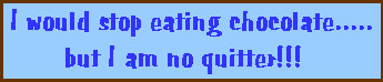 I'm no quitter