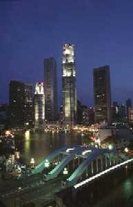 Singapore River By Night
