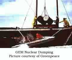 Nuclear Waste Dumping