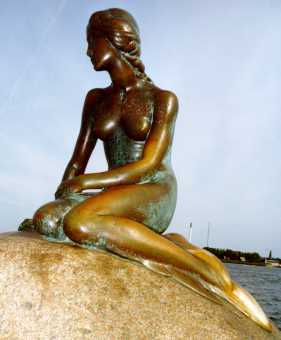 La Sirenetta, nel porto di Copenhagen