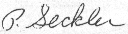 P. Seckler 
signature