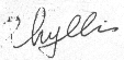 Phyllis 
signature