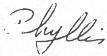 Phyllis 
signature