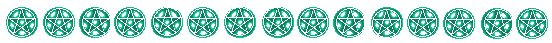 Teal Divider: Pentacle