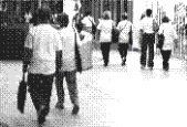 Square One Older Adult Centre Walk-a-thon Walkers walking inside Square One Shopping Mall