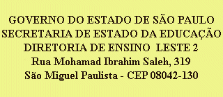 Diretoria de Ensino Regio Leste 2