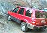 Norm's Grand Cherokee - starting the climb