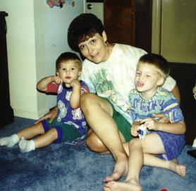 Mom and boys