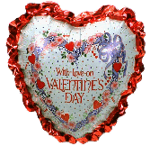 valentine balloon