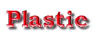 create plastic text