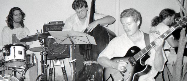 1995: with alessio riccio, amedeo ronga, leonardo pieri