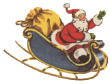 SANTA SLEIGH GRAPHIC