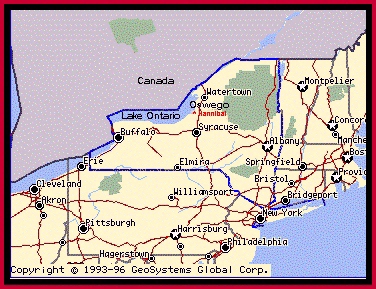 New York State Map