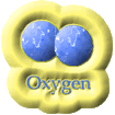 Cyberpet:  small yellow and blue oxygen molecule