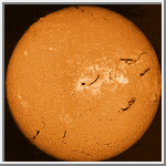 Solar Disk in H-Alpha