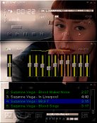 Suzanne Vega WinAmp skin, SVBlkjck