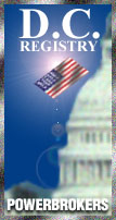This page was selected as an official Washington, D.C. 'Power Broker of the Month' site by The D.C. Registry in November 1996 and we're still not over ourselves