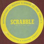 1954 Scrabble sticker 
(click to enlarge.)