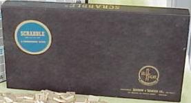 Scrabble sticker and stamp, 1956+, 1