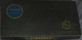 Scrabble sticker and stamp, 1956+, 2