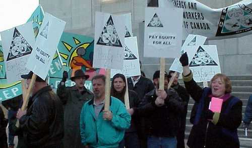 CEP Pay Equity Protest 