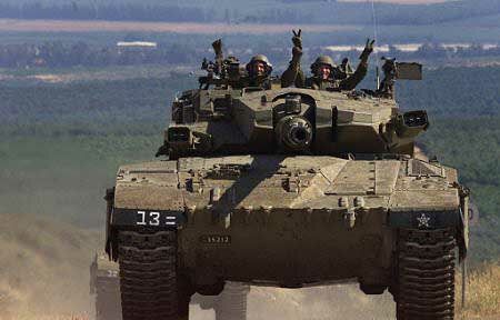 Israeli tanks cross the border