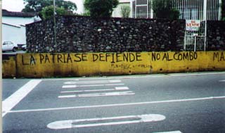 La patria se defiende, no al combo
