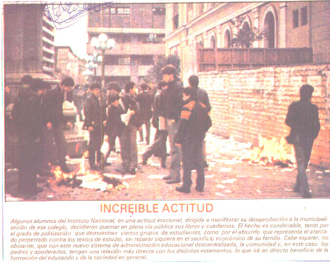 NO! A la Municipalizacin