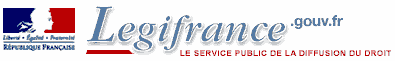 L�gifrance - Le service public de l'acc�s au droit