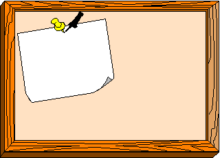graphic of bulletin board