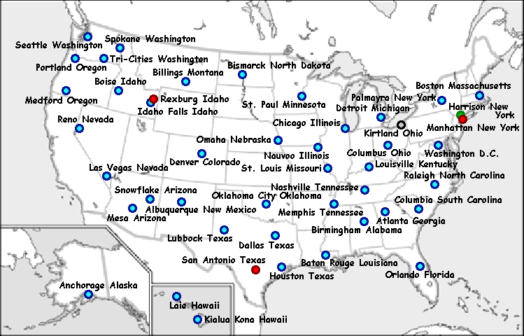Temples of the United States
