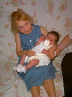 Kathryn and new nephew