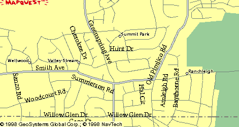 Greenspring Ave/Smith Ave Intersection