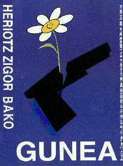 Space without death penalty symbol (a flower breaking a gun)