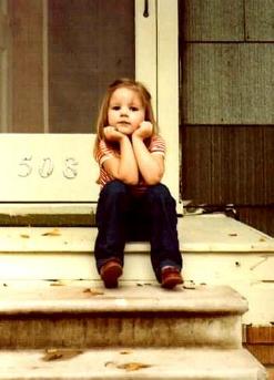 This was taken at Halloween... I was pondering how to get lots of candy :-)