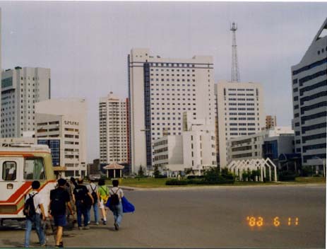 Buildings in the hi-tech industrial zone