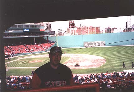 Near our seats for the second game