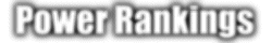 Power Rankings