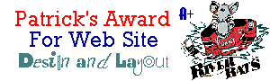 Patrick's Web Site Award... A+!