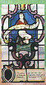 Duncan Edwards stained glass window - Dudley