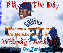 My first sports award