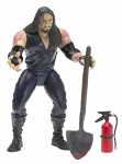 Undertaker figure w/ shovel & fire extinguisher