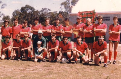 Shamrocks win the 1985 senior mens Queensland Championship