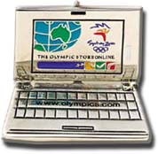 Olympic Store Online Laptop Computer pin