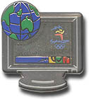 Olympic Store Online Computer Monitor pin