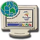 Olympic Store Online Computer Monitor pin
