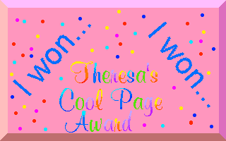 Theresa's Cool Page Award