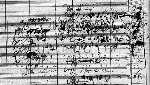 Beethoven score