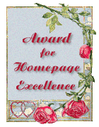 Award for Homepage Excellence